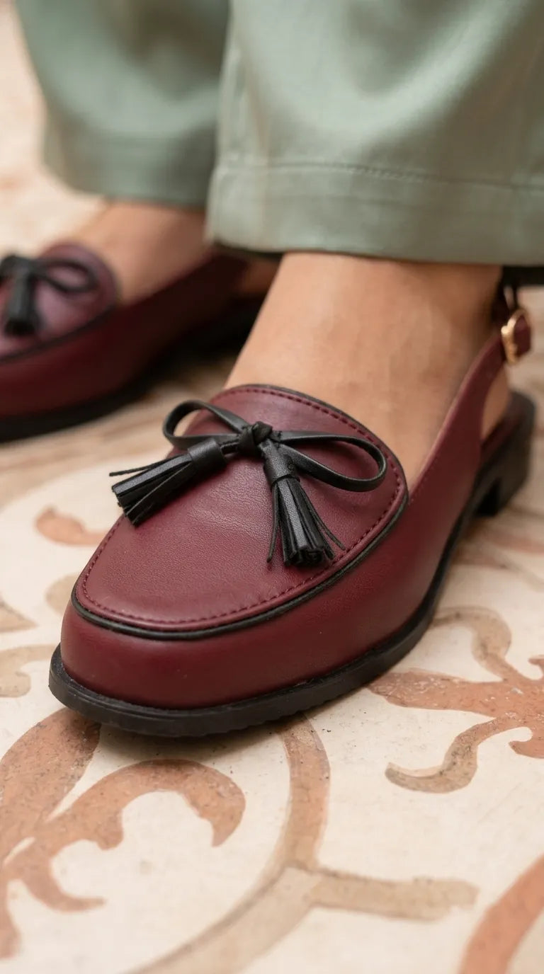 Maroon Back Open For Ladies WN5609