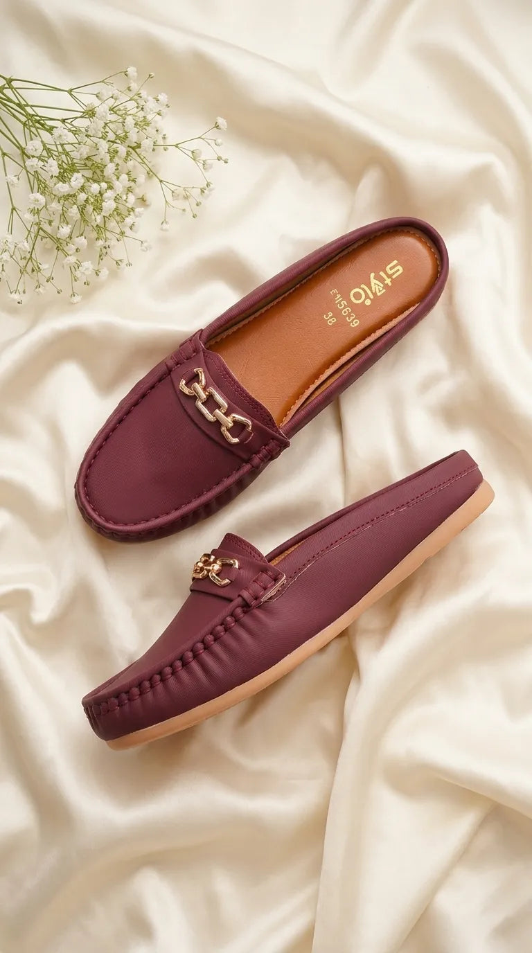Maroon Back Open For Ladies WN5638