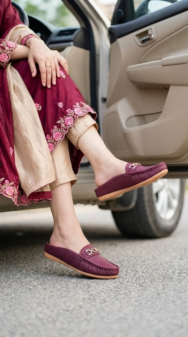 Maroon Back Open For Ladies WN5638