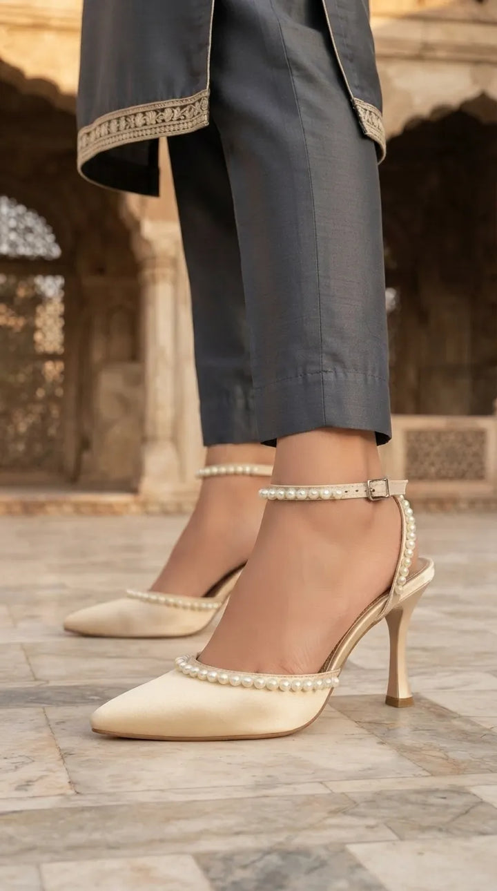 Beige Back Open For Ladies WN5684