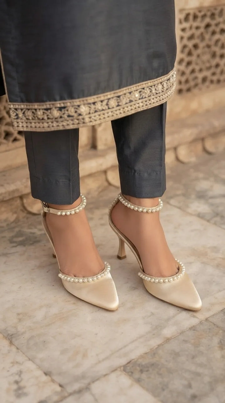 Beige Back Open For Ladies WN5684