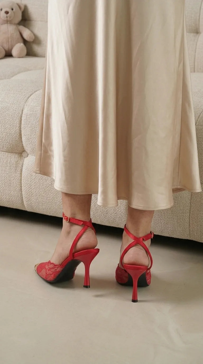 Maroon Back Open For Women WN5686