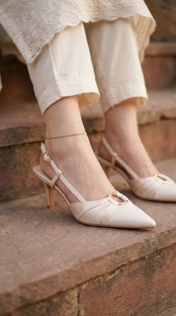 Beige Back Open For Ladies WN5692