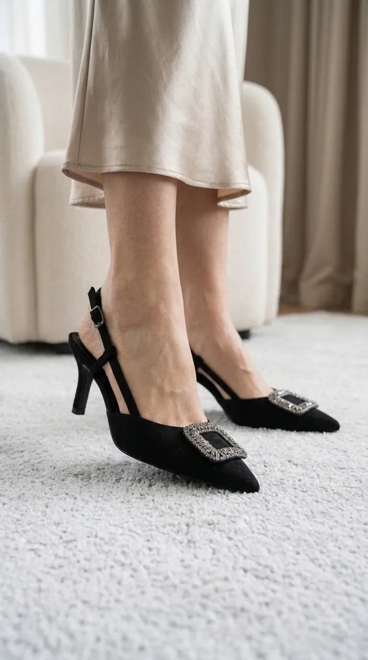 Black Back Open For Ladies WN5693