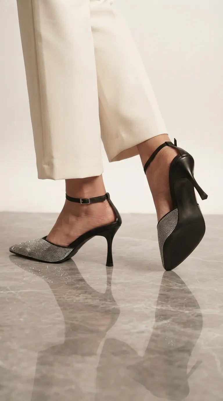 Black Back Open For Women WN5695