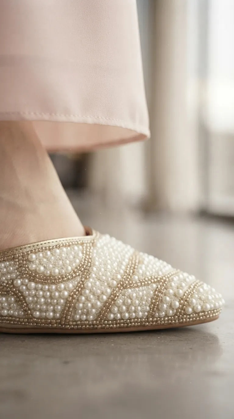Golden Court Shoes For Women WN5723