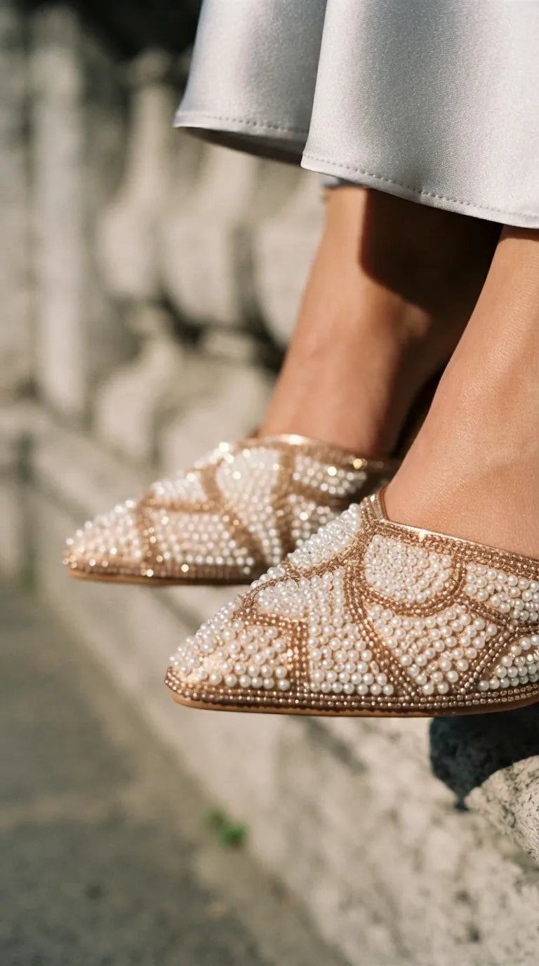 Champagne Court Shoes For Women WN5723