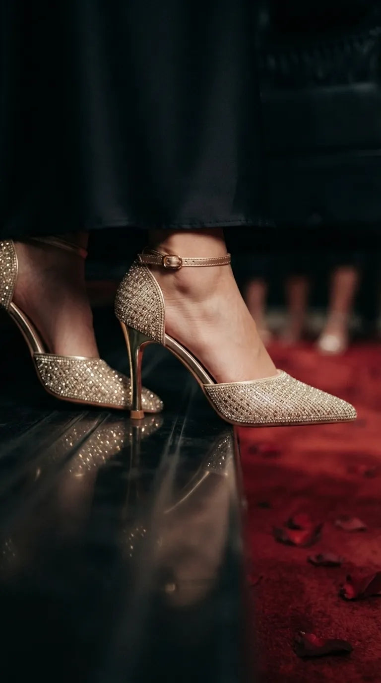 Golden Court Shoes For Women WN5724