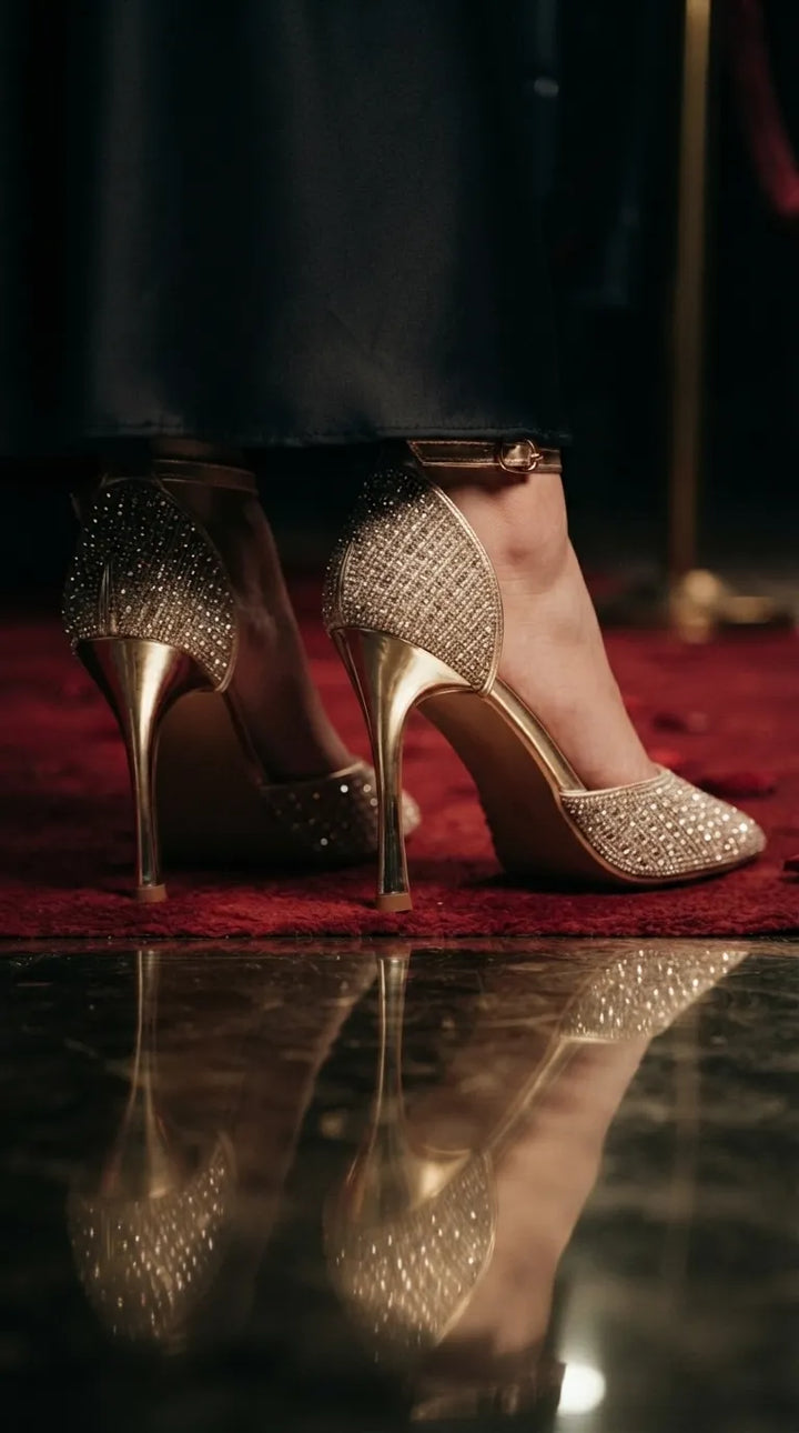 Golden Court Shoes For Women WN5724