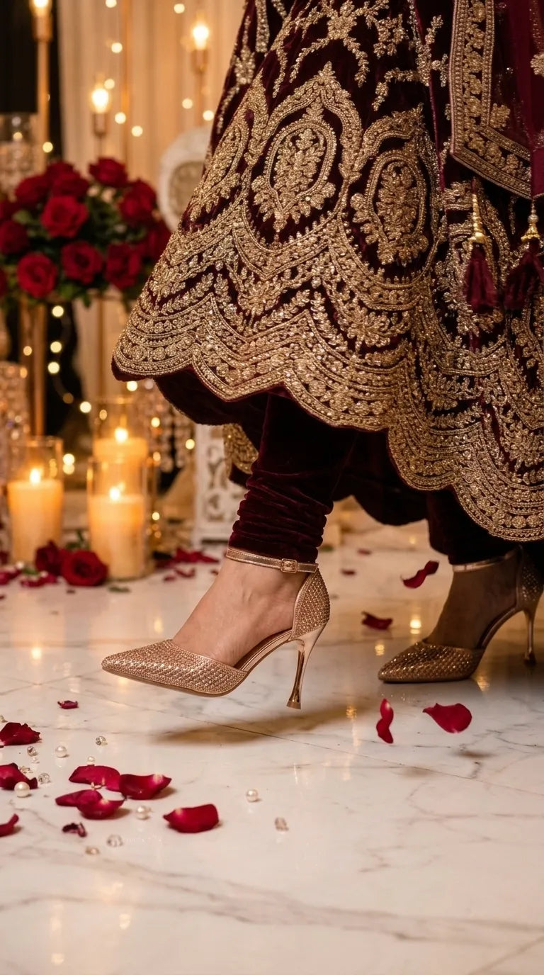 Champagne Court Shoes For Women WN5724