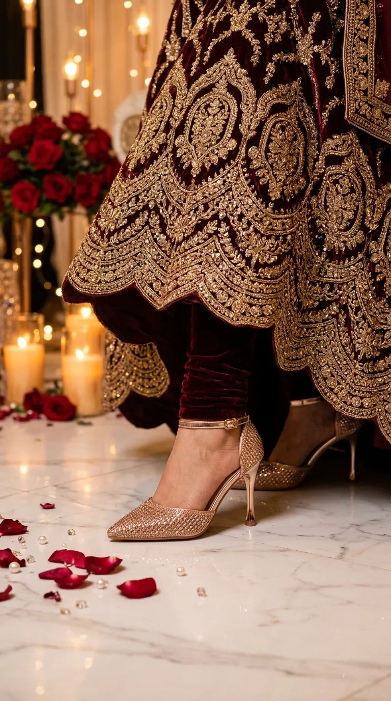 Champagne Court Shoes For Women WN5724