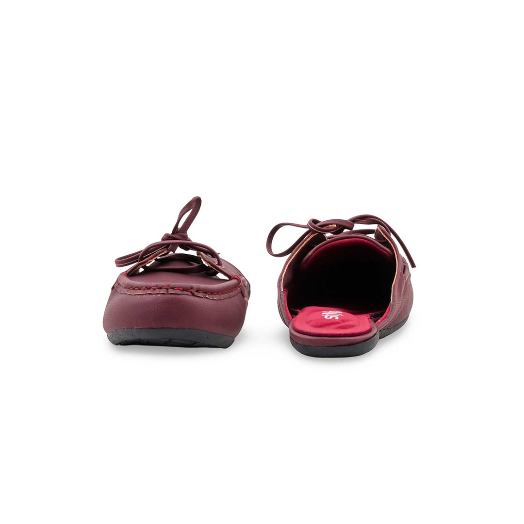 Maroon Back Open For Ladies WN5772