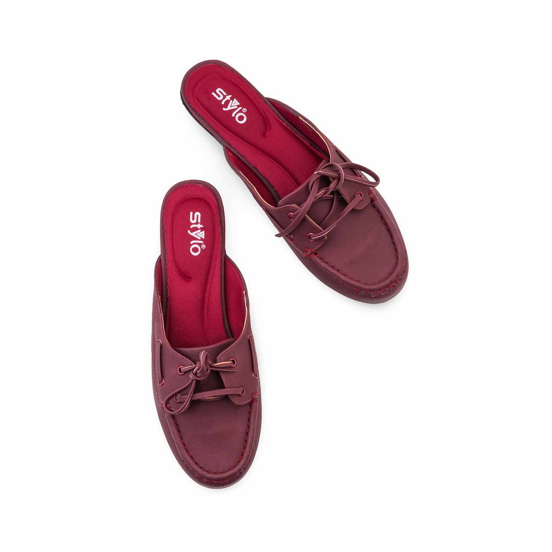 Maroon Back Open For Ladies WN5772