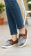 Brown Sneaker For Women WN6169