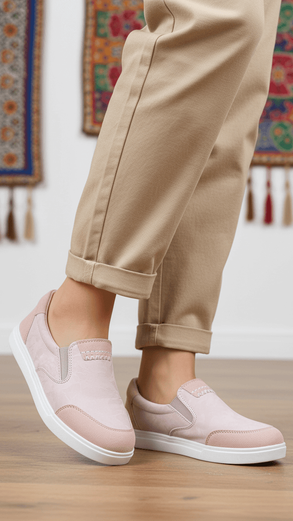 Pink Sneaker For Women WN6170