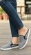 Grey Sneaker For Women WN6196