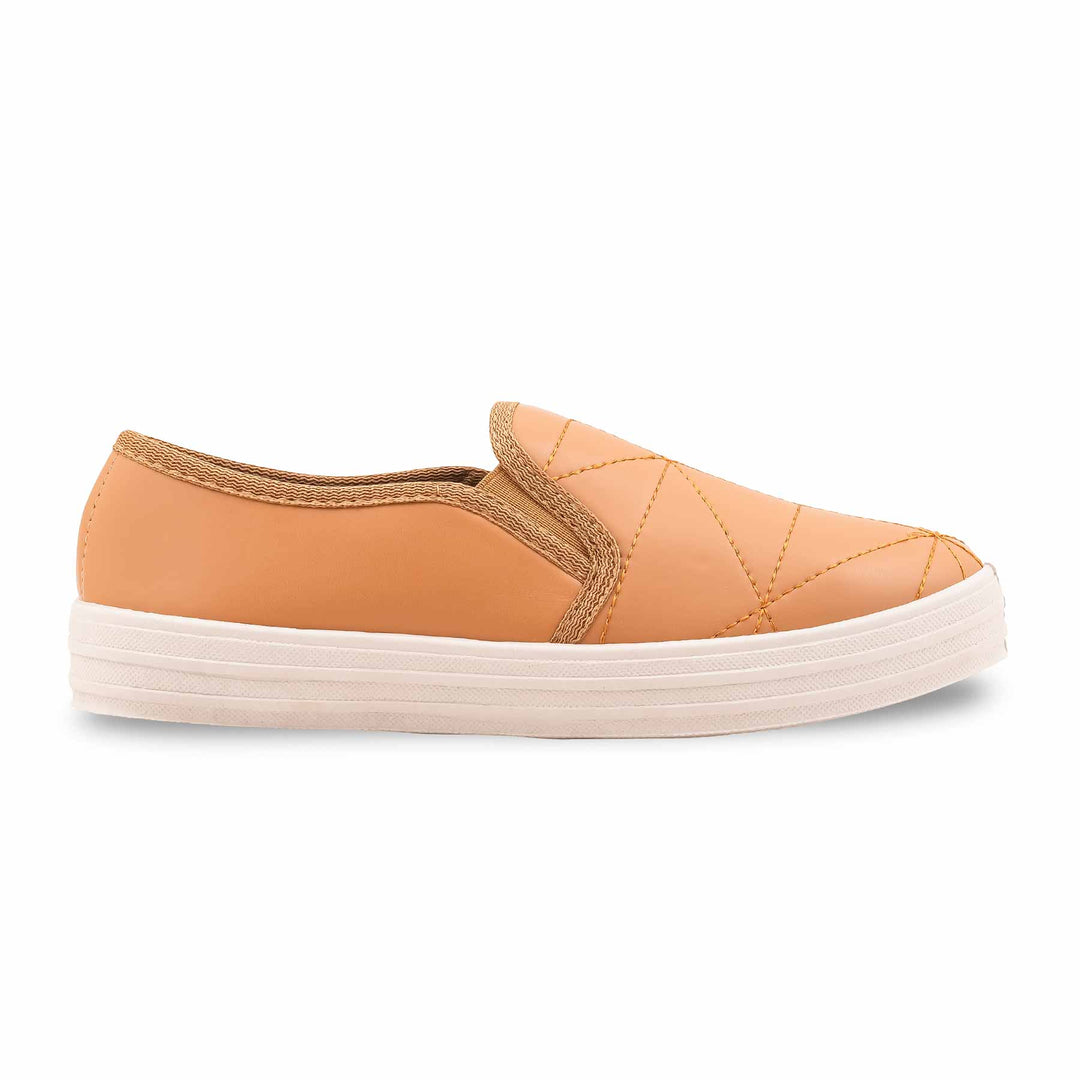 Beige Sneaker For Women WN6199