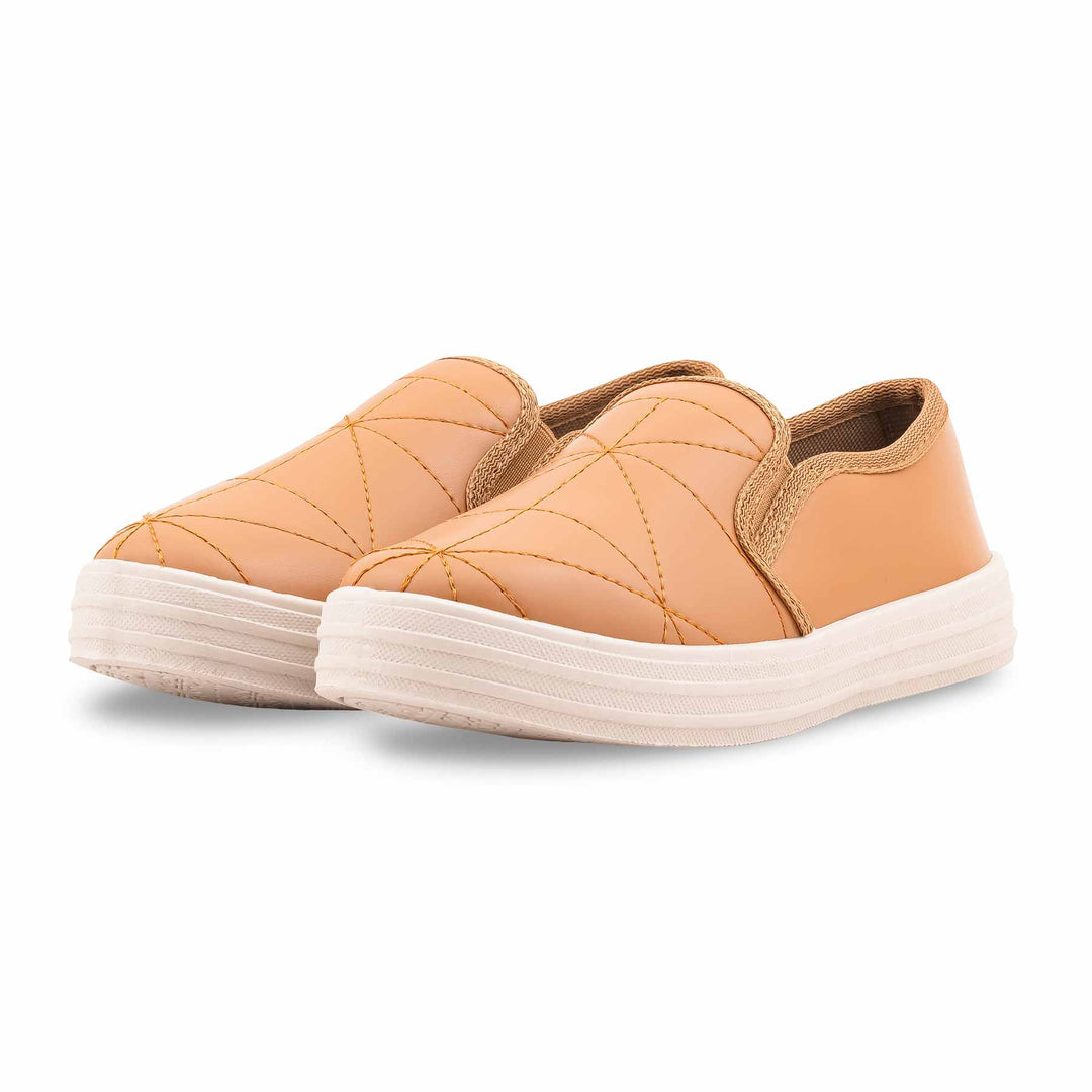 Beige Sneaker For Women WN6199