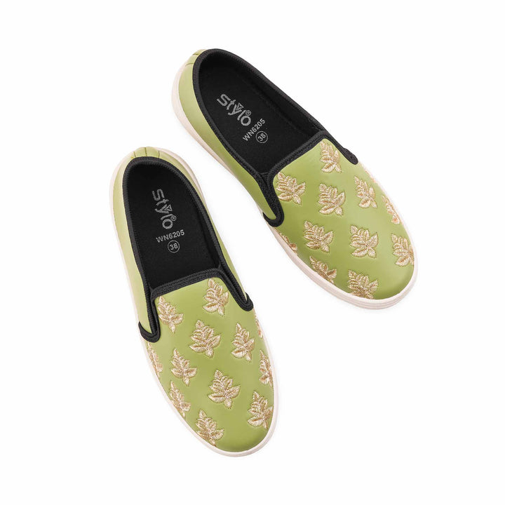 Mehndi Sneaker For Ladies WN6205