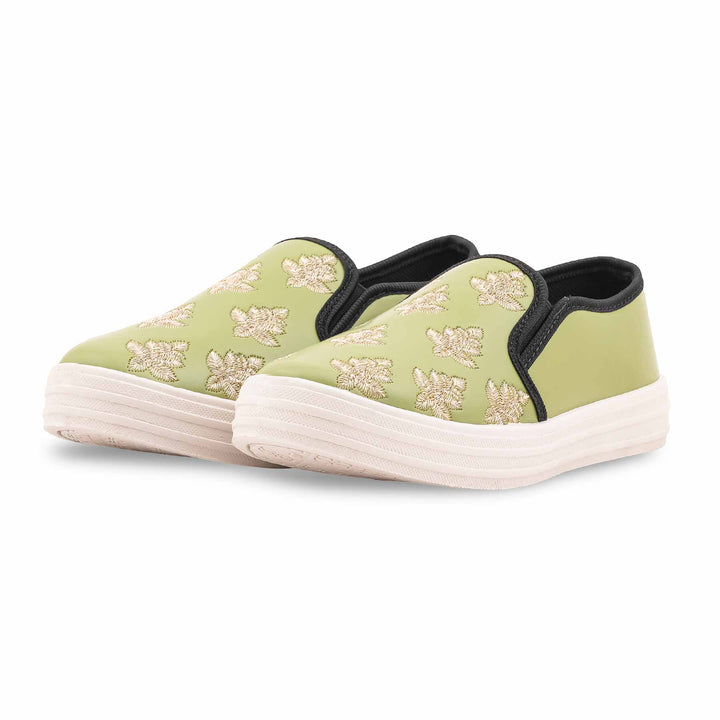 Mehndi Sneaker For Ladies WN6205