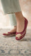 Maroon Casual Sneaker For Women WN6206