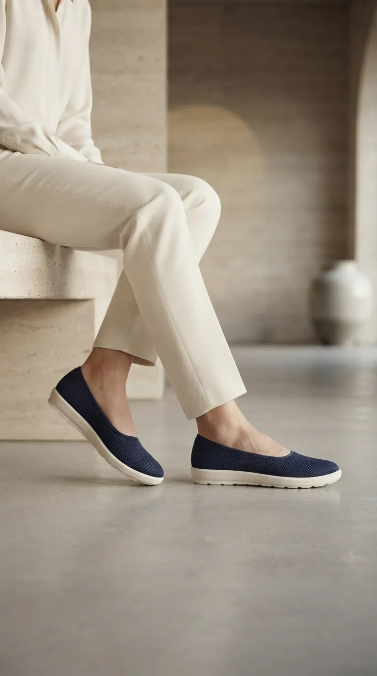 Navy Sneakers For Ladies WN6216