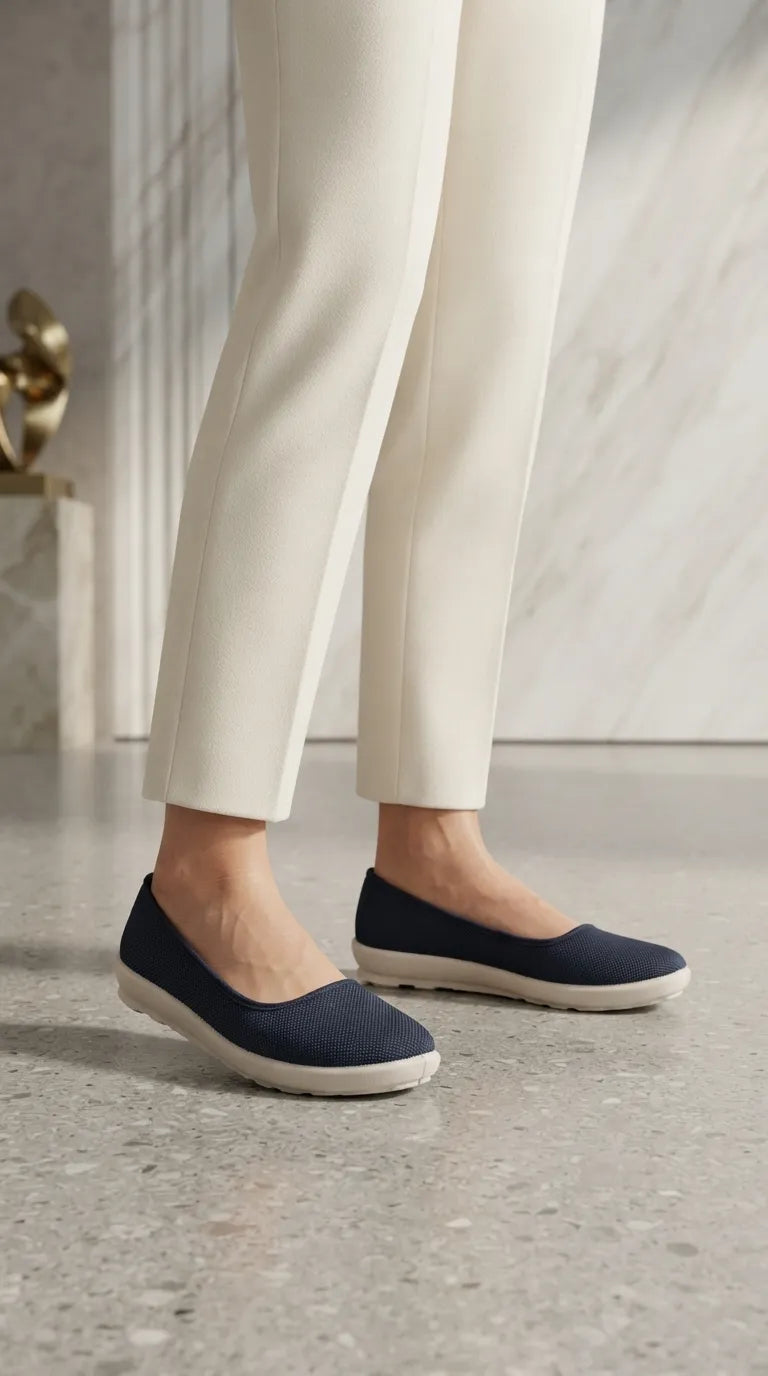 Navy Sneakers For Ladies WN6216