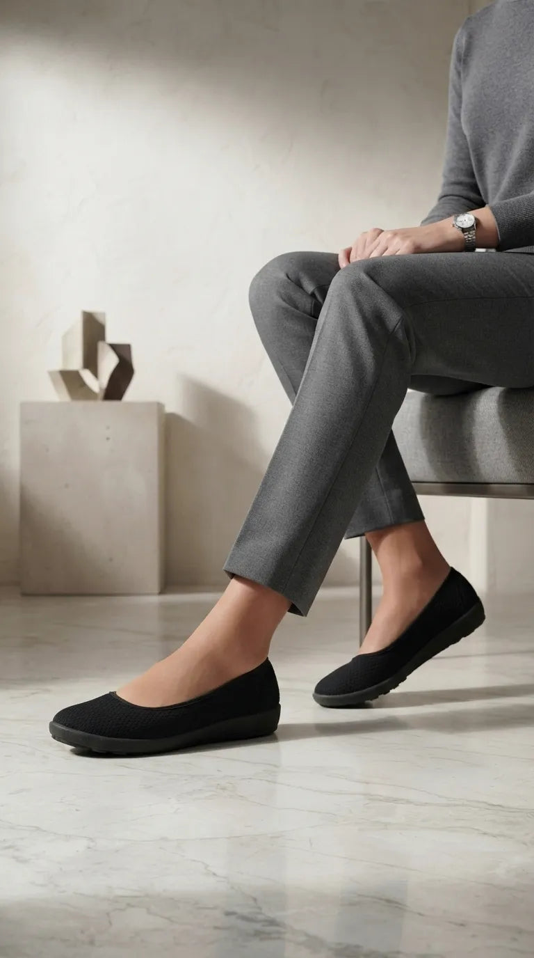Black Sneakers For Ladies WN6217