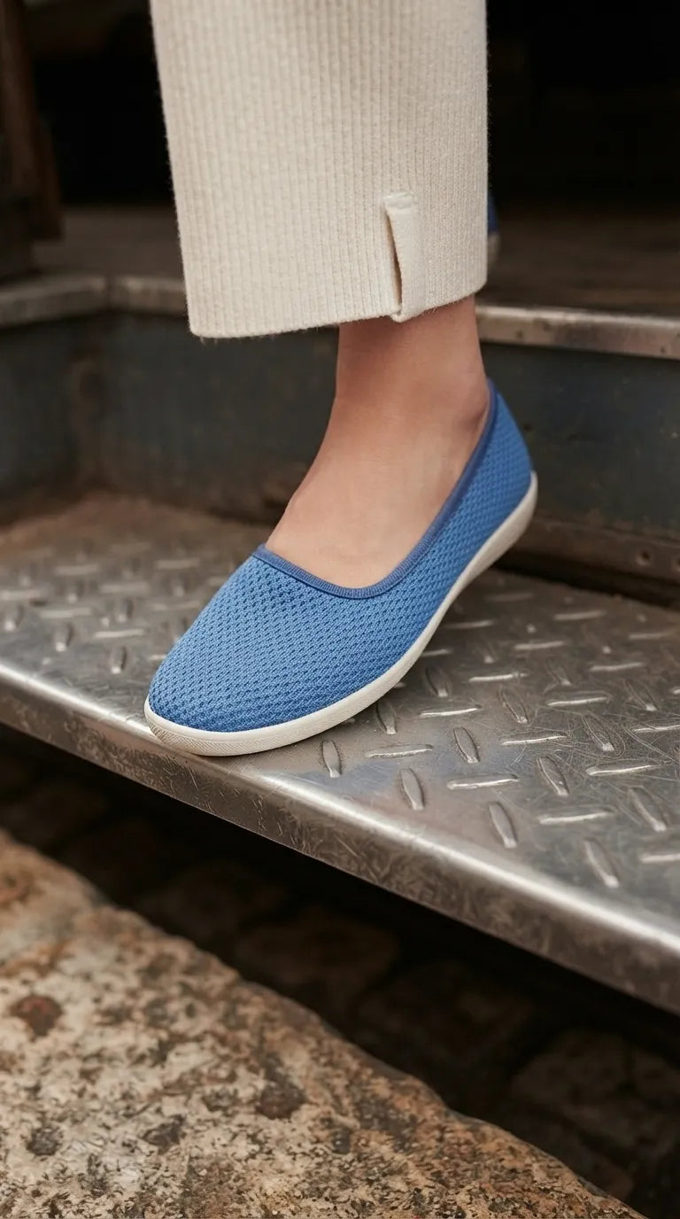 Blue Casual Pumps For Ladies WN6217