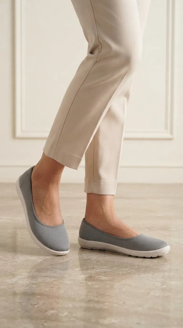 Grey Sneakers For Ladies WN6220