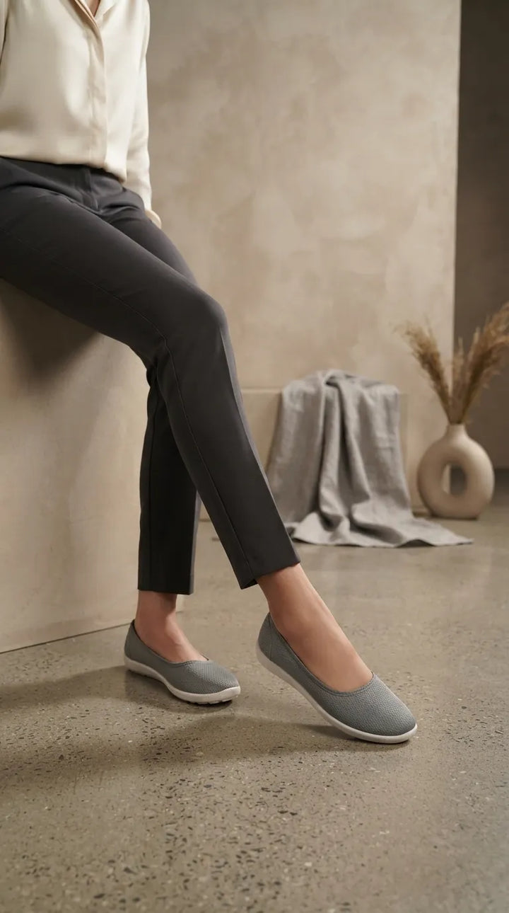 Grey Sneakers For Ladies WN6220
