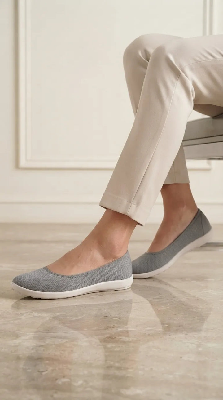 Grey Sneakers For Ladies WN6220