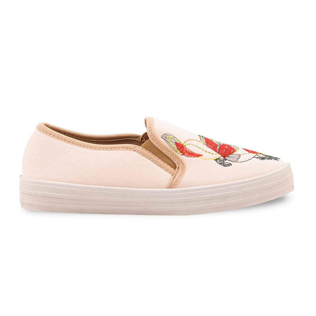 Beige Casual Sneaker For Women WN6227