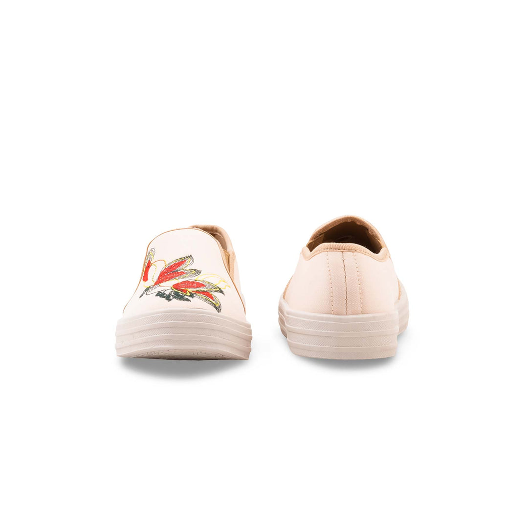 Beige Casual Sneaker For Women WN6227