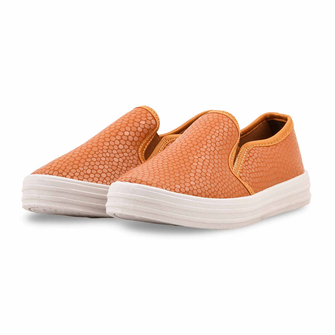 Tan Casual Sneaker For Women WN6232