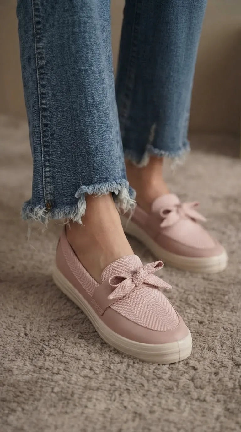 Pink Sneaker For Ladies WN6233