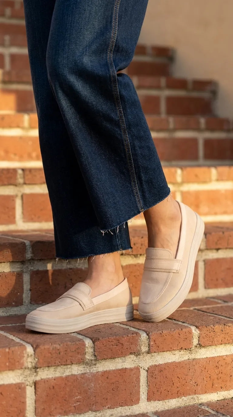 Beige Sneaker For Ladies WN6234