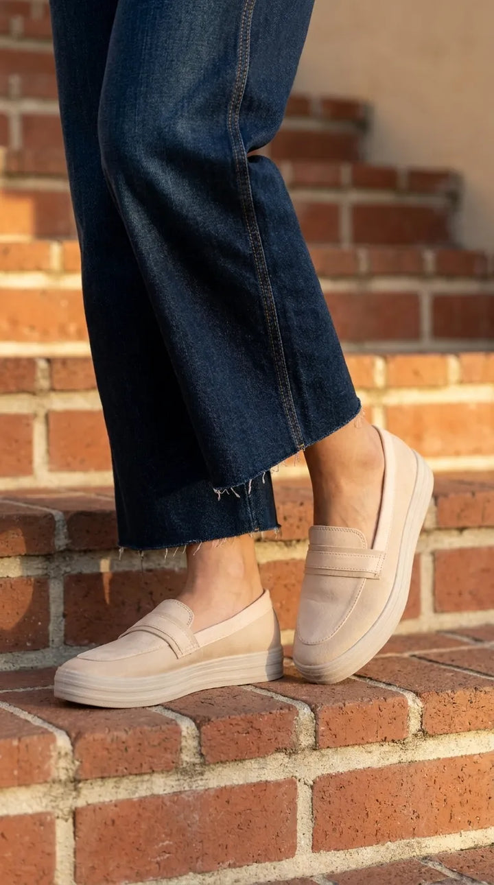 Beige Sneaker For Ladies WN6234