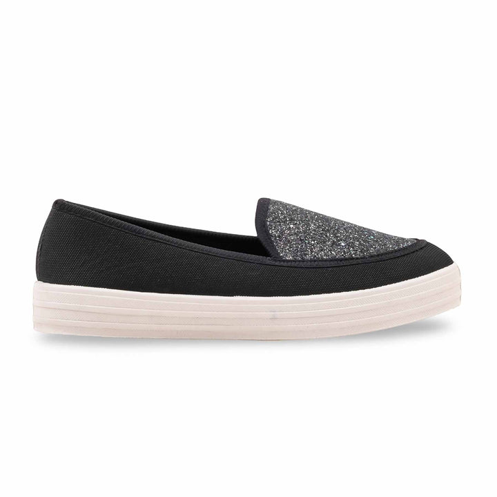 Black Casual Sneaker For Ladies WN6236