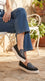Black Casual Sneaker For Ladies WN6236
