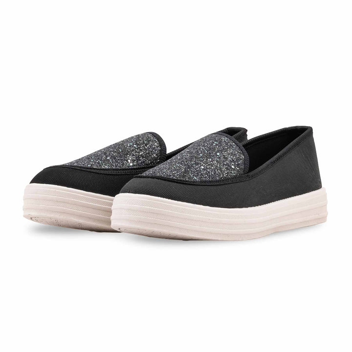 Black Casual Sneaker For Ladies WN6236