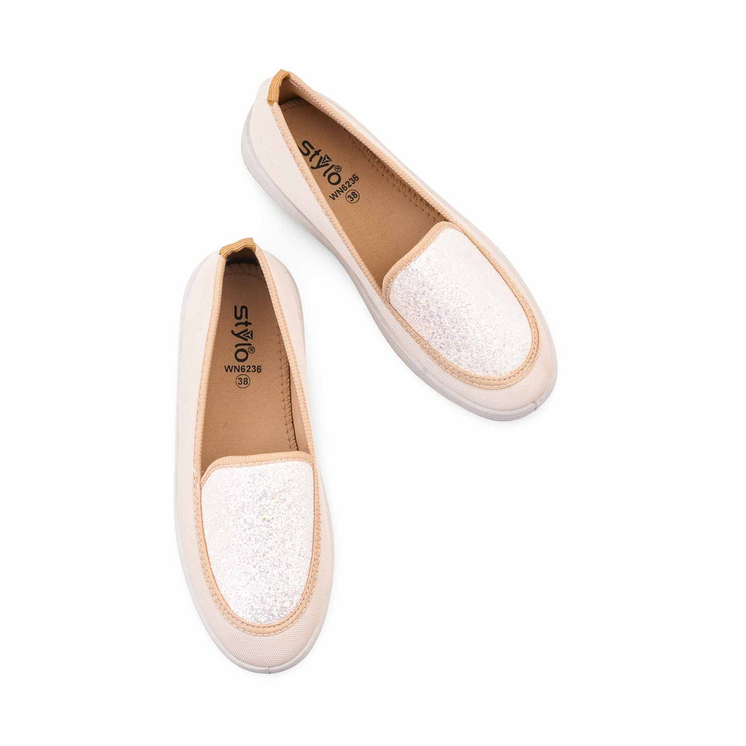 Beige Sneaker For Women WN6236