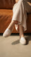 Beige Sneaker For Women WN6236