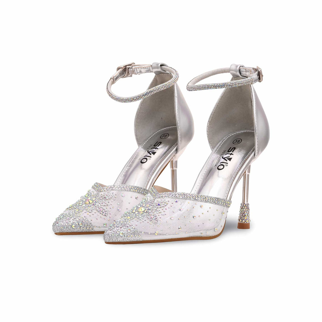 Silver Court Shoes WN7441