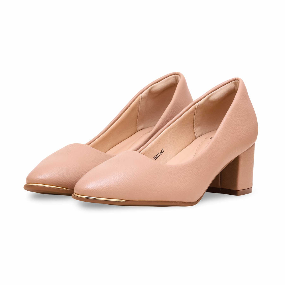 Beige Court Shoes WN7447