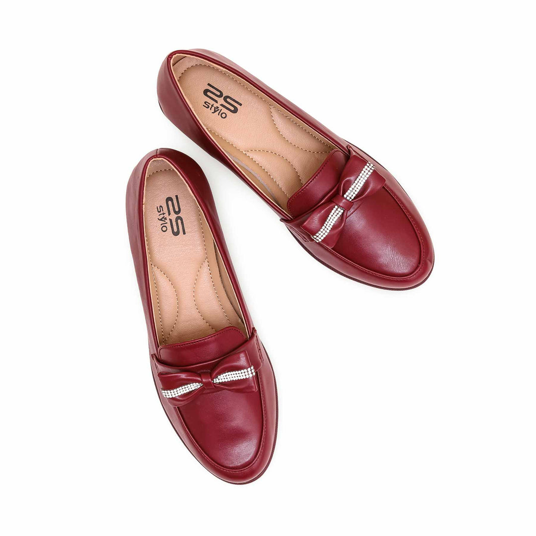 Maroon Court Shoes WN7457