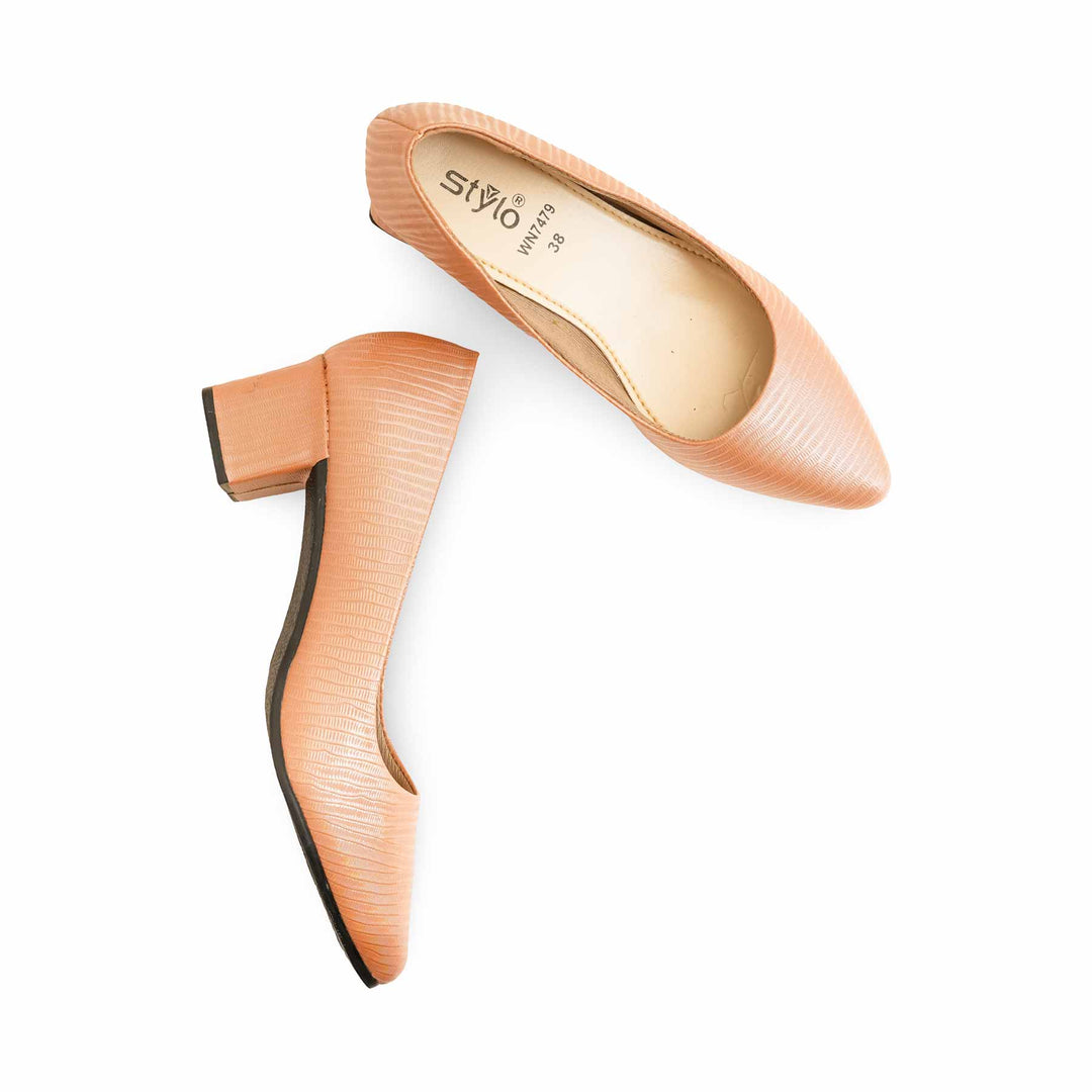 Peach Court Shoes For Women WN7479