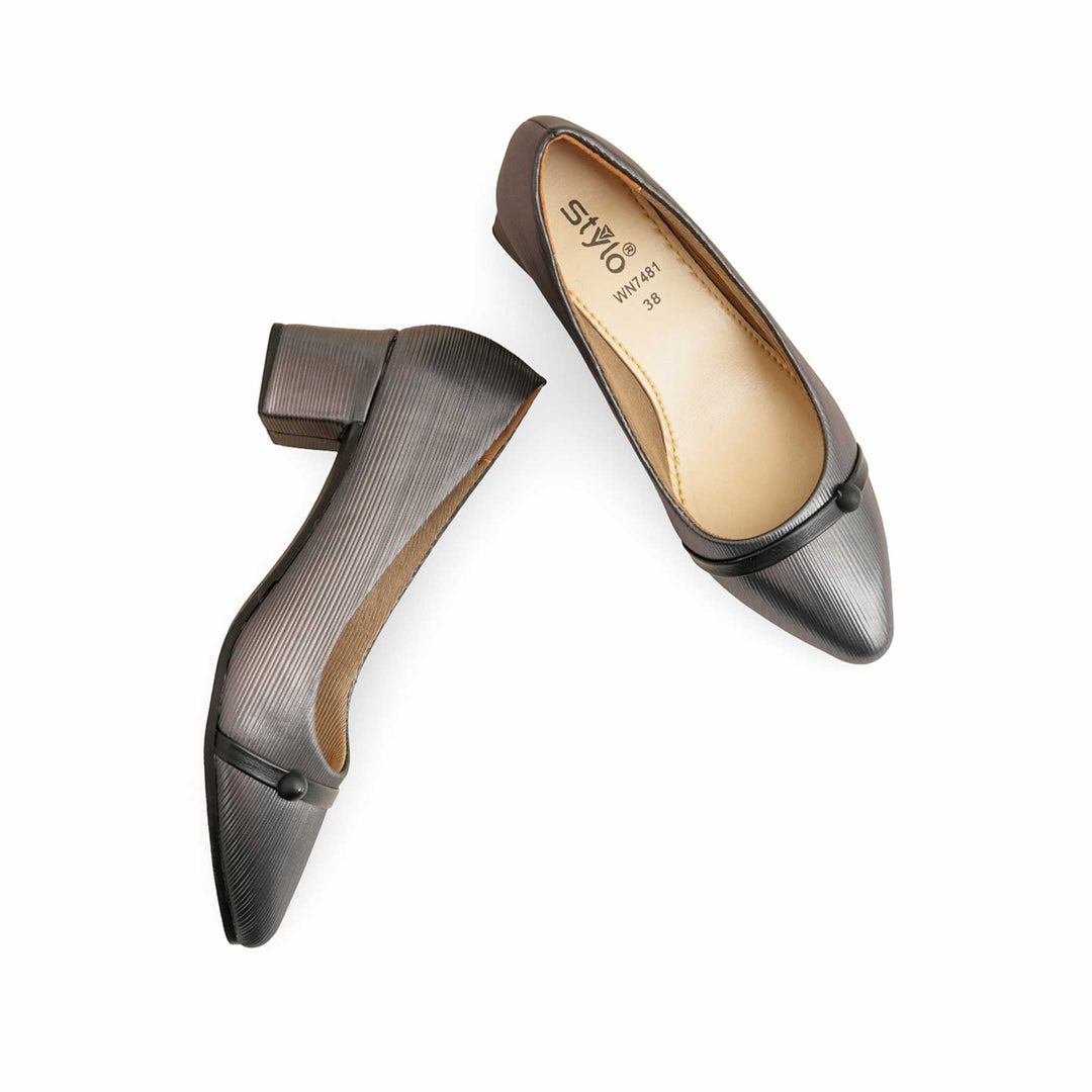 Black Court Shoes For Ladies WN7481