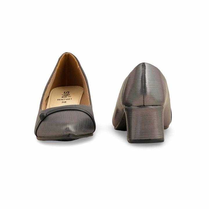 Black Court Shoes For Ladies WN7481