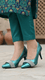 Green Women Court Shoes WN7492